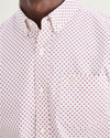 View of model wearing Cherry Bomb Signature Comfort Flex Shirt, Classic Fit.