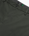 View of model wearing Chimera Signature Iron Free Khakis, Classic Fit with Stain Defender®.