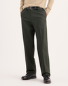 Front view of model wearing Chimera Signature Iron Free Khakis, Classic Fit with Stain Defender®.