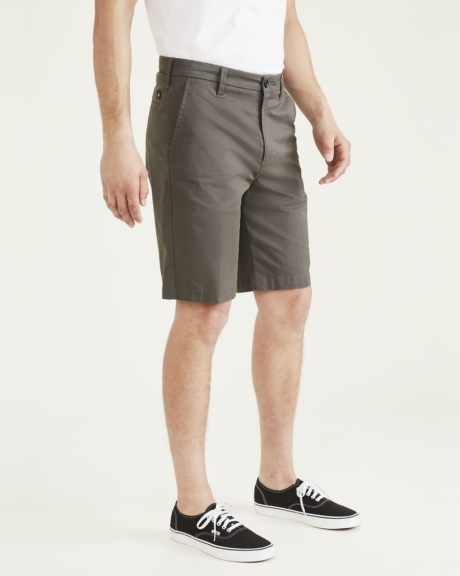 Side view of model wearing Chimera Ultimate 9.5" Shorts.