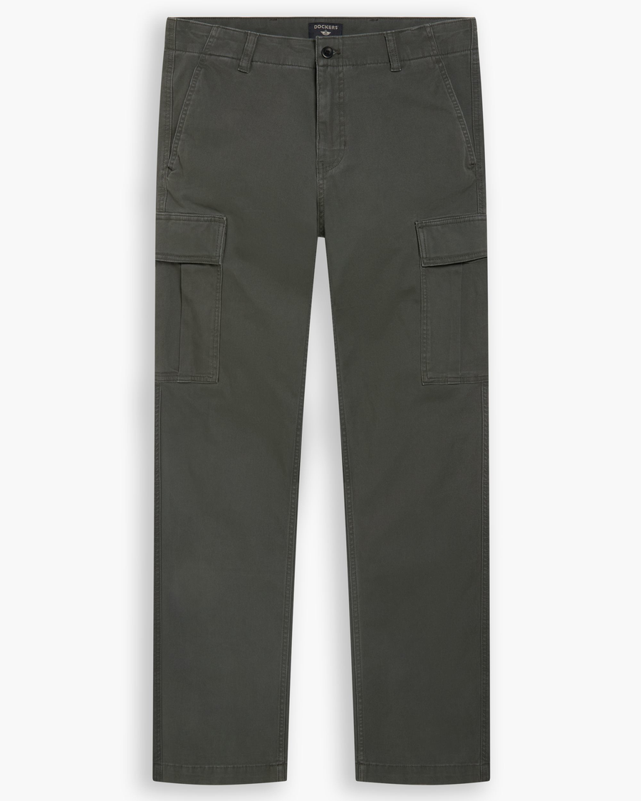 View of model wearing Chimera Utility Cargo Pant, Straight Fit.