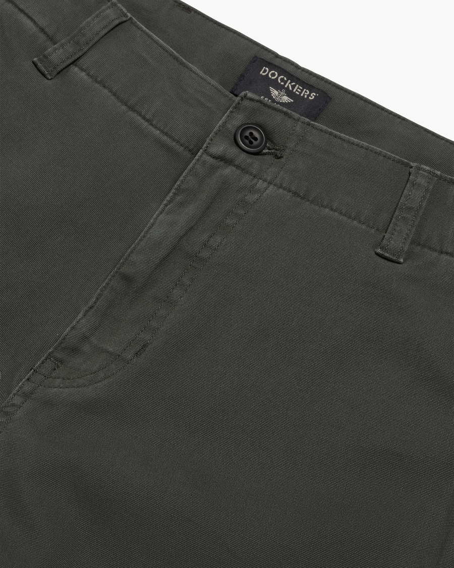 View of model wearing Chimera Utility Cargo Pant, Straight Fit.