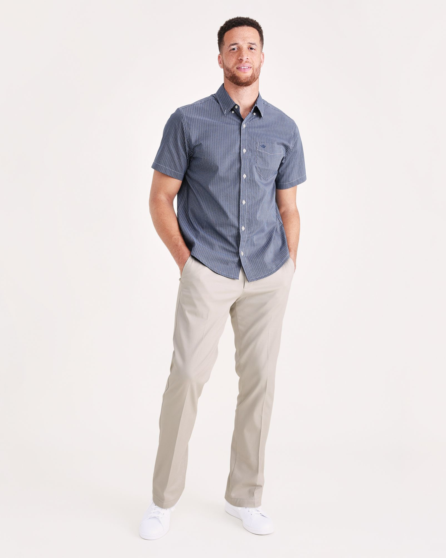 Front view of model wearing Cloud Easy Khakis, Classic Fit (Big and Tall).