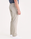 Side view of model wearing Cloud Easy Khakis, Classic Fit (Big and Tall).