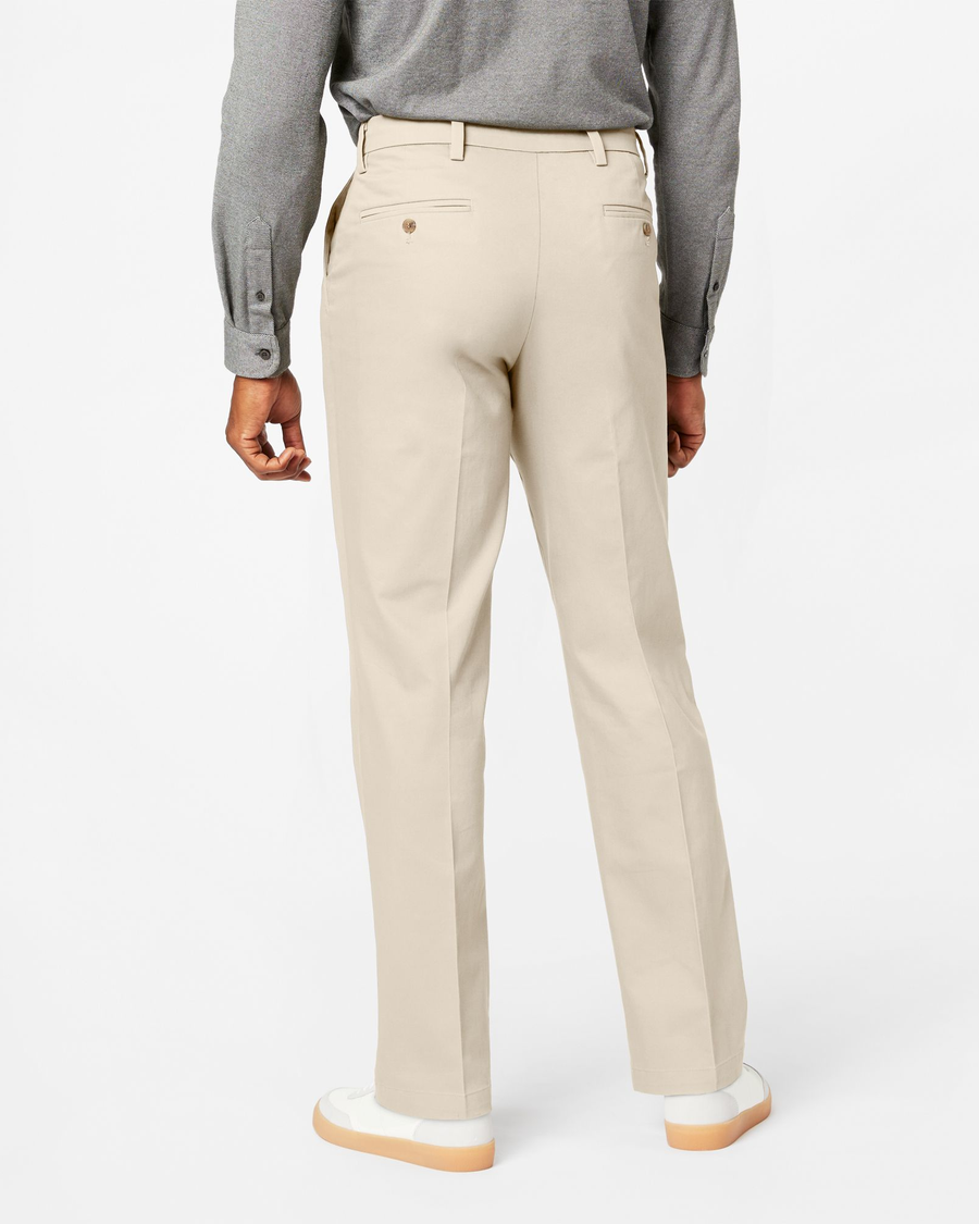Dockers men's easy classic 2025 pleated fit khaki stretch pants