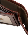 View of  Cognac Andreas Extra-Capacity Slimfold Wallet.