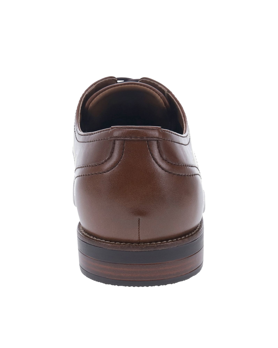 Back view of  Cognac Baytown Shoes.