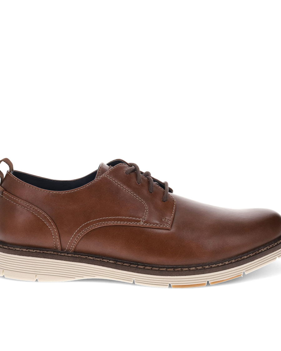 Side view of  Cognac Easedale Shoes.