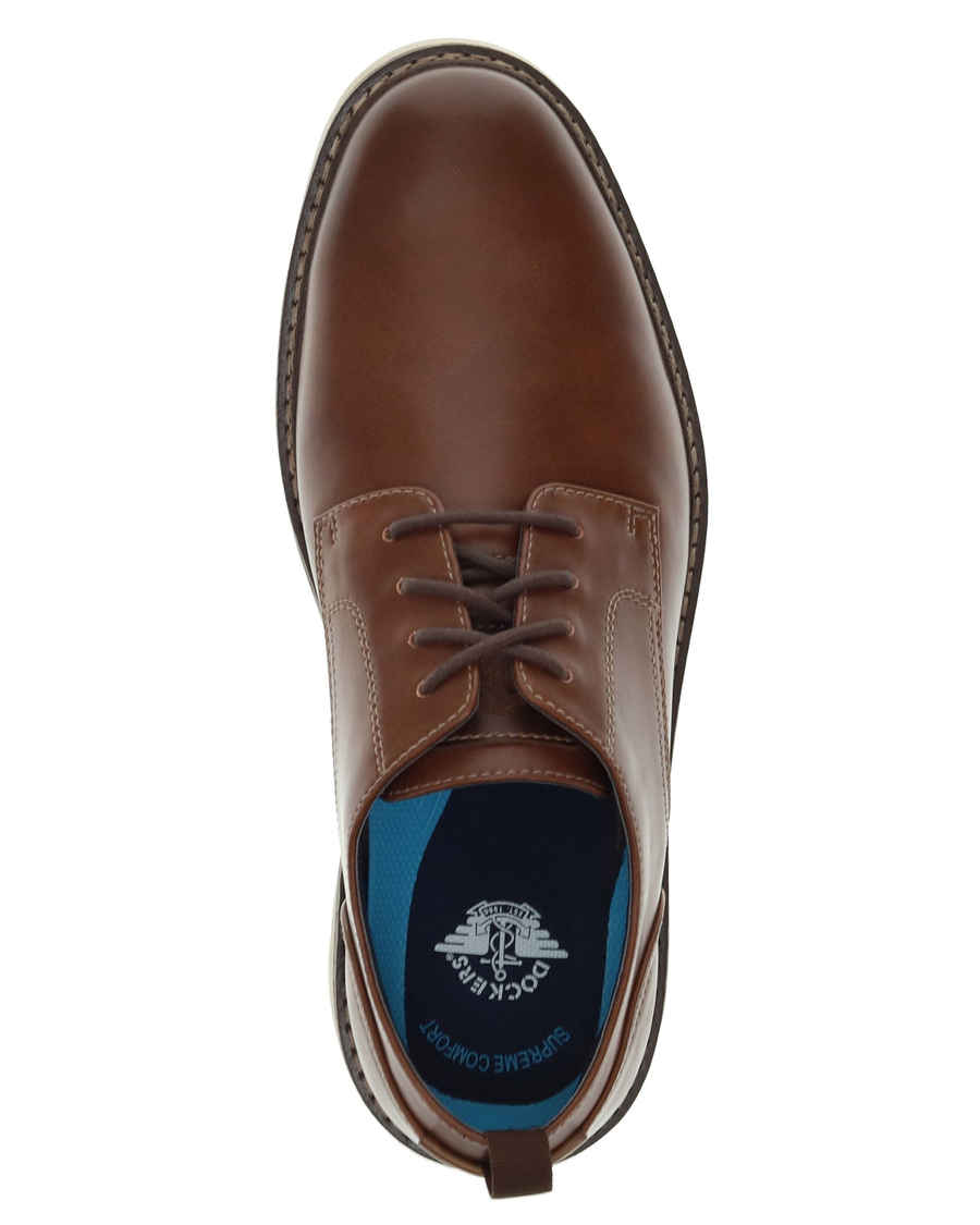 View of  Cognac Easedale Shoes.