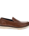 Side view of  Cognac Elmhurst Shoes.