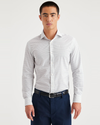 Front view of model wearing Covelo Crafted Button Up, Slim Fit.