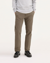 Front view of model wearing Crocodile Stone Wash Alpha Chino, Slim Fit.