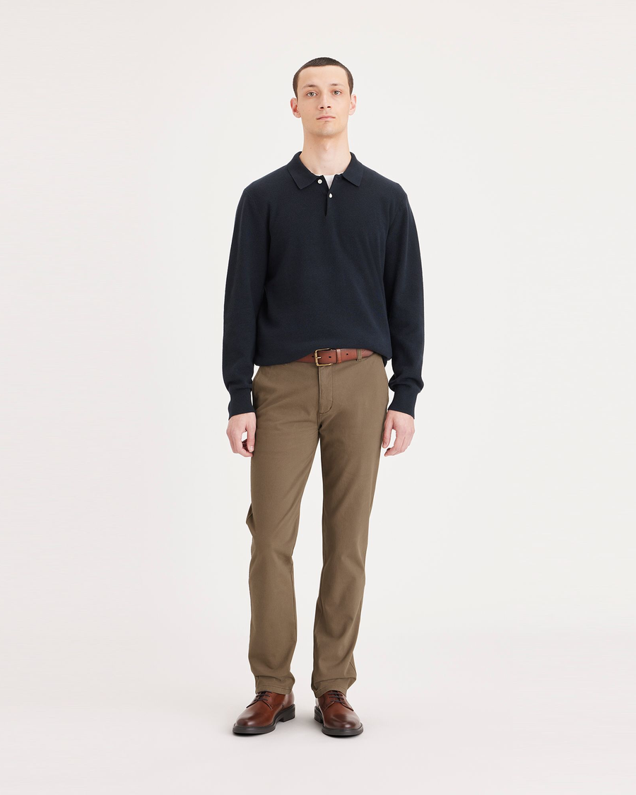 Front view of model wearing Cub Ultimate Chino, Slim Fit.