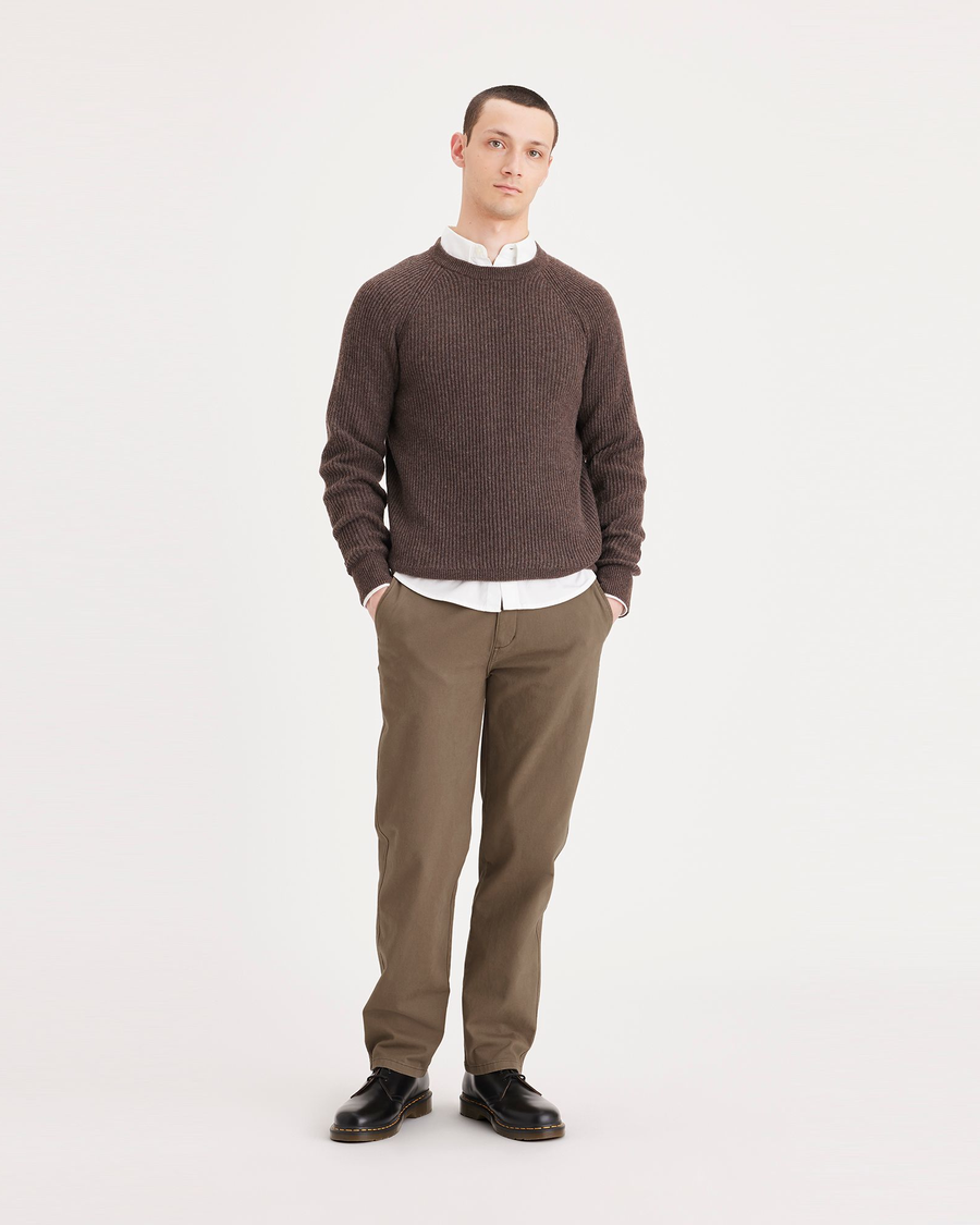 Front view of model wearing Cub Ultimate Chinos, Straight Fit.