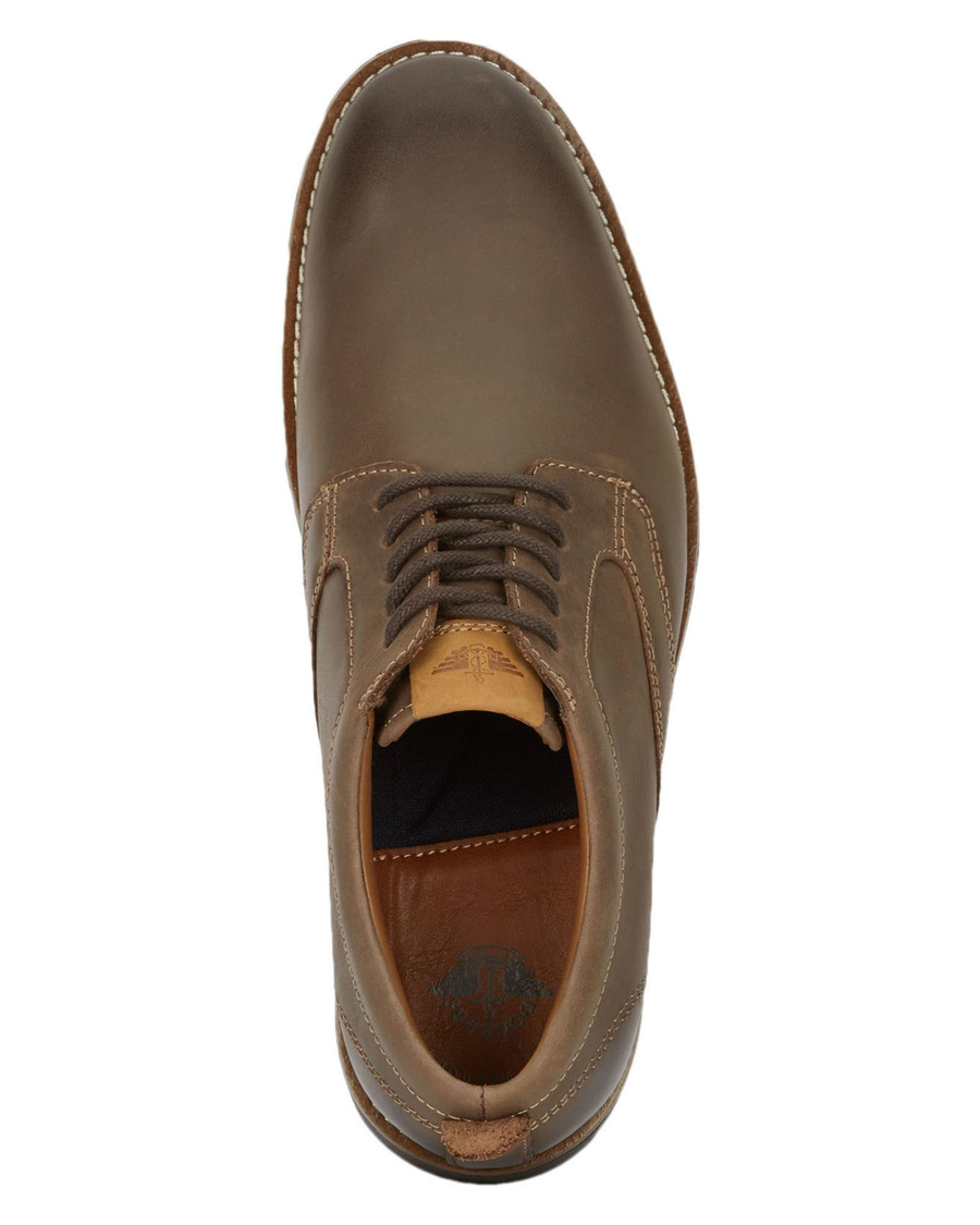 View of  Dark Brown Nathan Shoes.