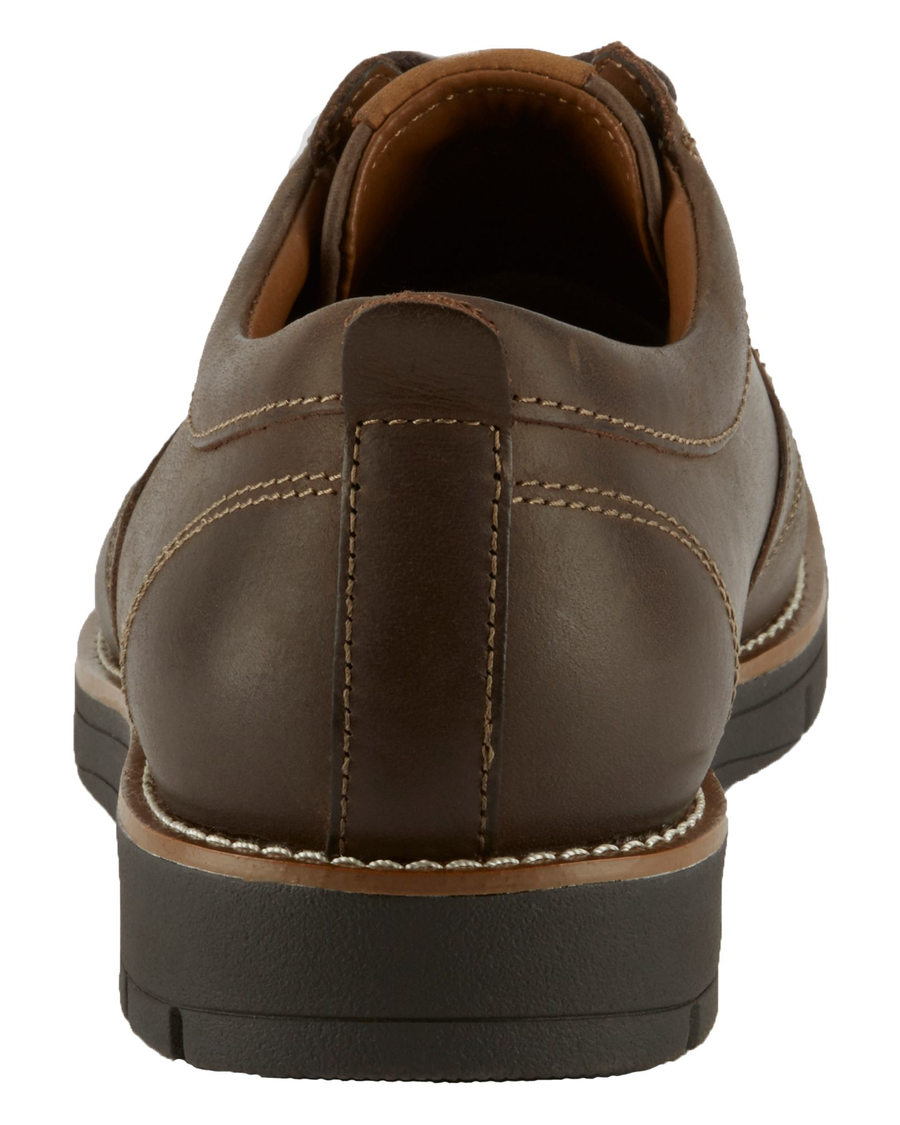 Back view of  Dark Brown Nathan Shoes.