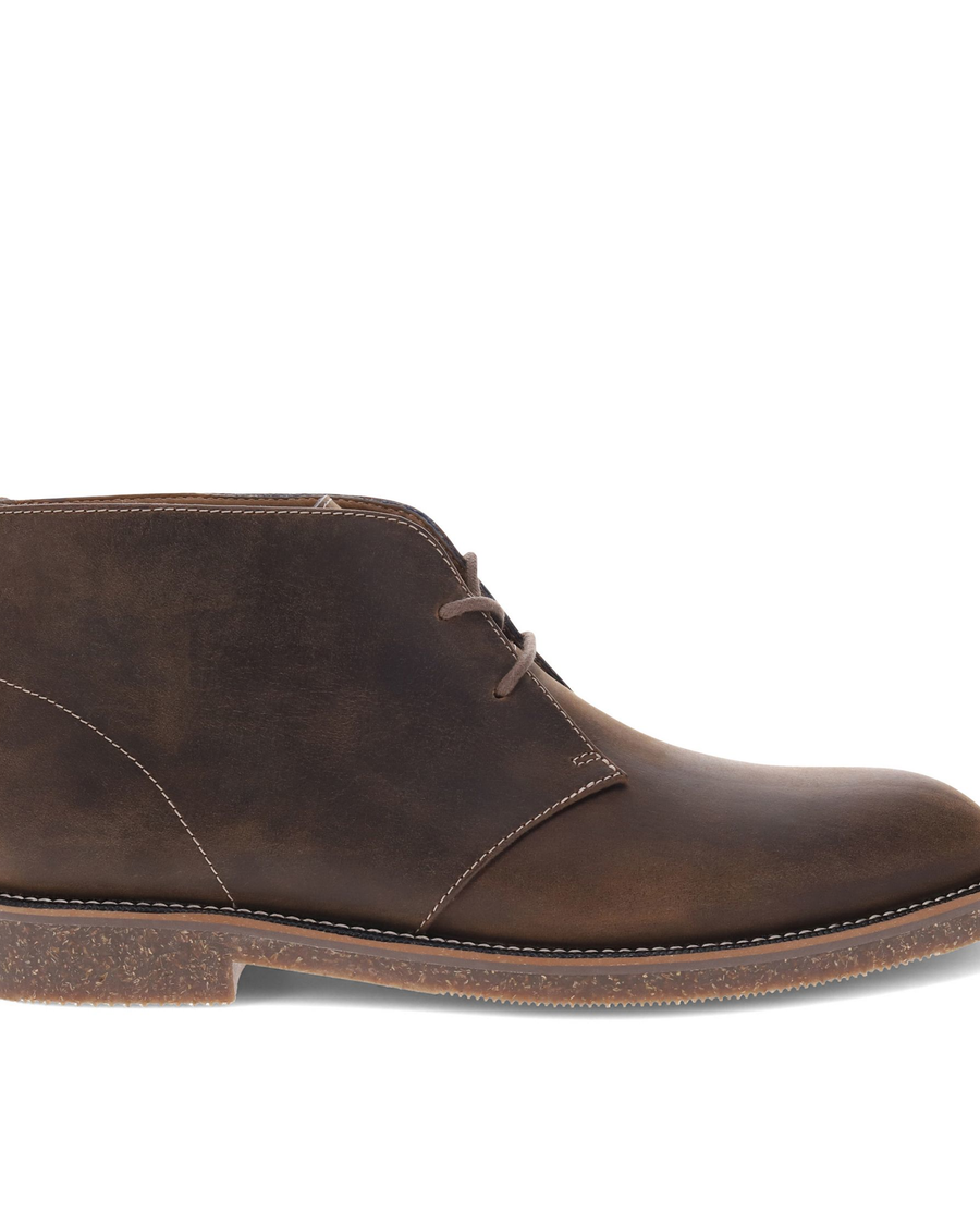 Side view of  Dark Brown Nigel Shoes.