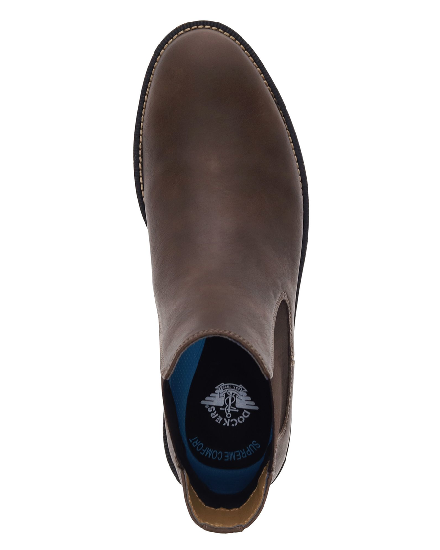 View of  Dark Brown Novato Shoes.