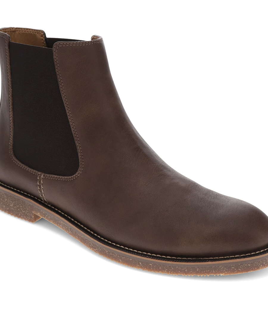 Front view of  Dark Brown Novato Shoes.