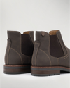 Back view of  Dark Brown Ransom Chelsea Boots.