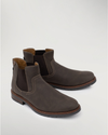 Front view of  Dark Brown Ransom Chelsea Boots.