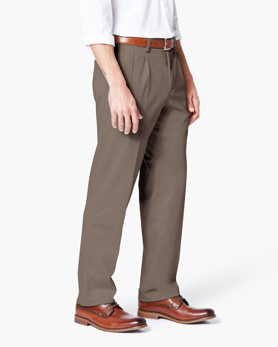 Brooklyn Pleated Pant - Khaki – Mr Simple
