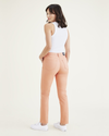 Back view of model wearing Dusted Clay Minna 5-Pocket, High Slim Fit.