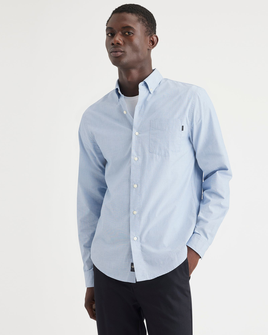 Essential Button-Up Shirt, Classic Fit – Dockers™ Essential Button-Up Shirt, Classic Fit – Dockers™