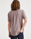 Back view of model wearing Fawn Original Button Up, Regular Fit.