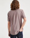 Back view of model wearing Fawn Original Button Up, Slim Fit.