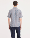 Back view of model wearing Festival Camp Collar Shirt, Regular Fit.