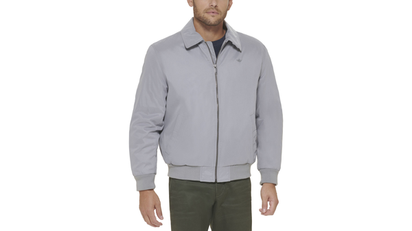 Microtwill Relaxed Laydown Collar Bomber – Dockers®