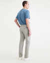 Back view of model wearing Forest Fog Original Chinos, Slim Fit.