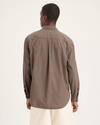 Back view of model wearing Fossil Eighty-Six Shirt, Relaxed Fit.