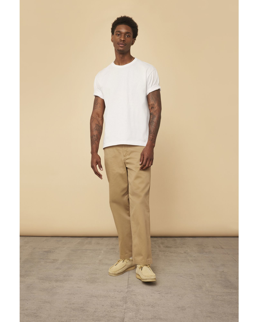 View of model wearing Golden Khaki Dockers® Made in the USA Chinos ...