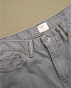 View of model wearing Grey Grey Twill Jeans - 28 x 28.