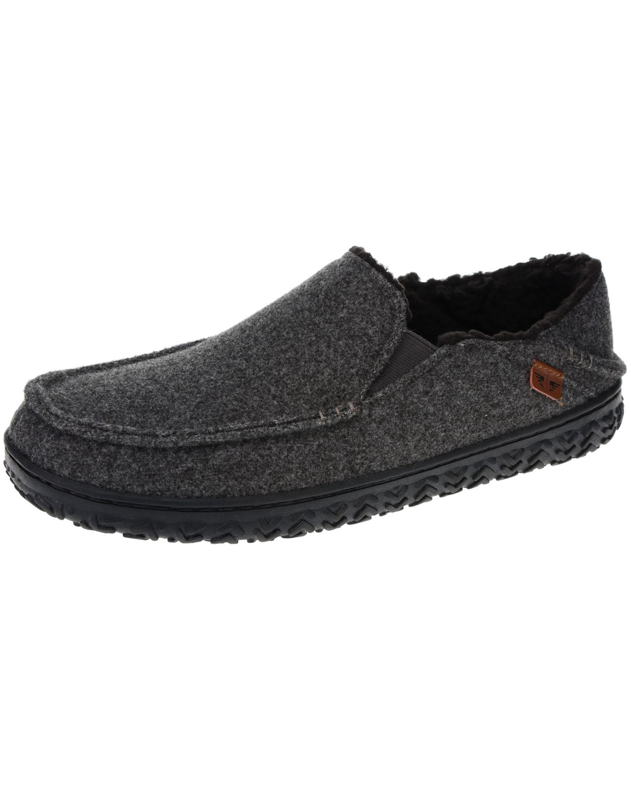 Front view of  Grey Rugged Crashback Clog.