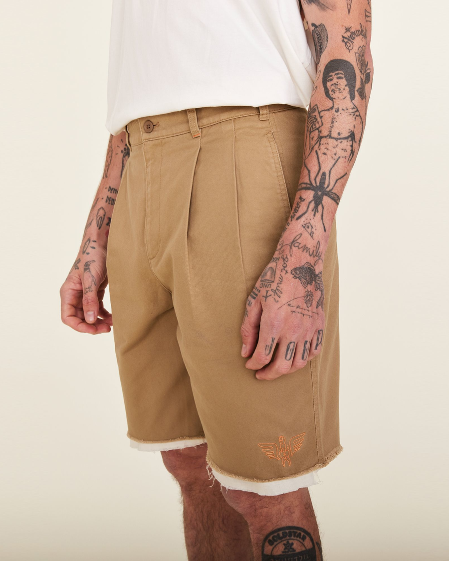 Dockers double 2025 pleated shorts