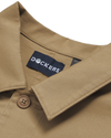 View of model wearing Harvest Gold Dockers® x Malbon Chore Coat, Regular Fit.