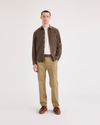 Front view of model wearing Harvest Gold Original Chinos, Relaxed Tapered Fit.