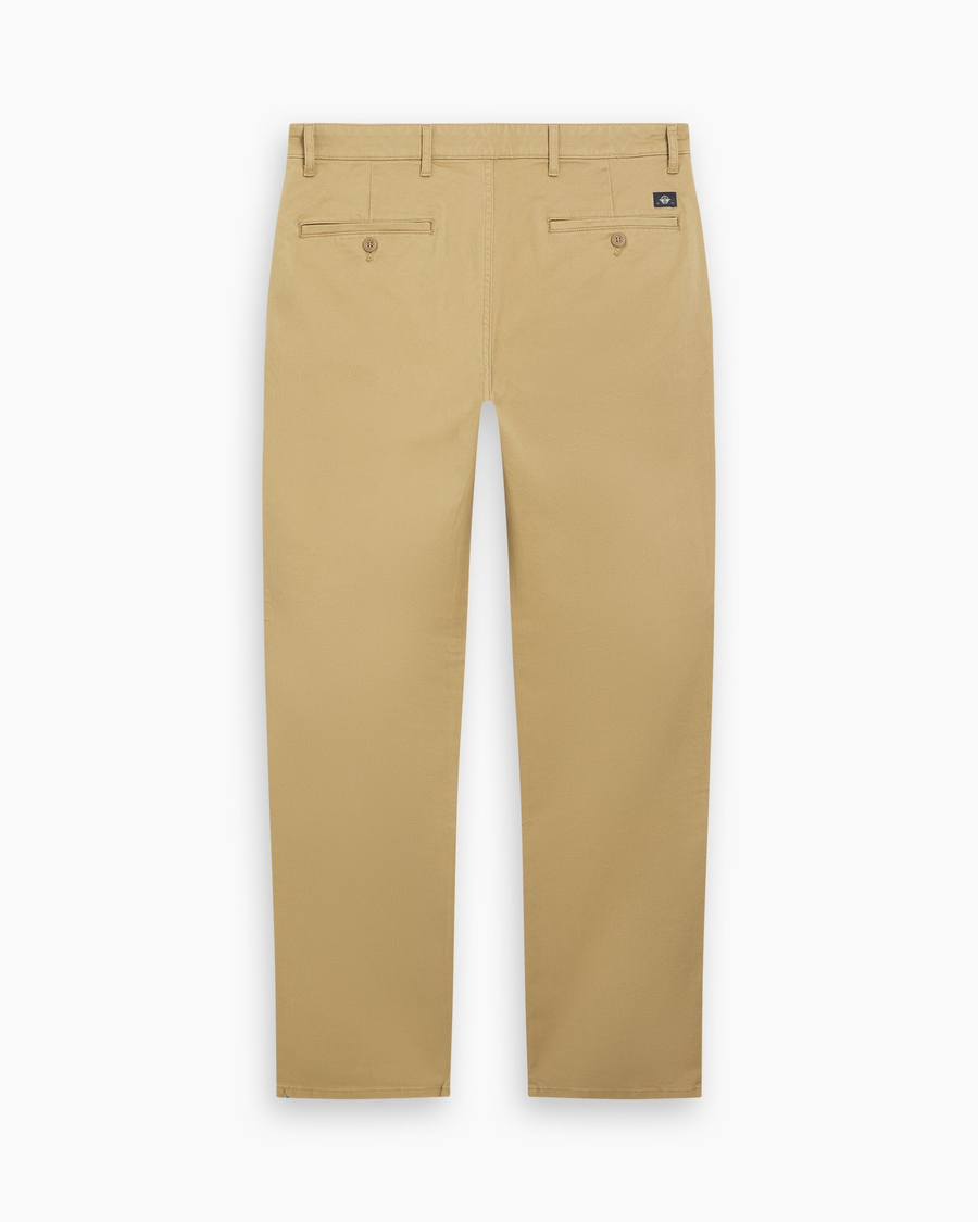 View of model wearing Harvest Gold Original Chinos, Slim Fit.