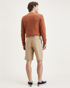 Back view of model wearing Harvest Gold Ultimate Go Shorts, Slim Fit.