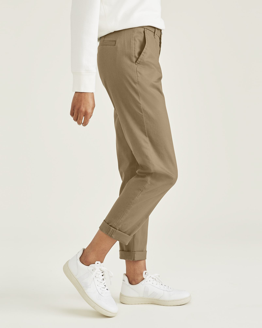 Women's Effortless Chino Cargo Pants - A New Day™ Tan 16