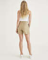 Back view of model wearing Harvest Gold Weekend Pull-On Shorts.