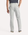 View of model wearing High-Rise Signature Iron Free Khakis, Classic Fit with Stain Defender®.