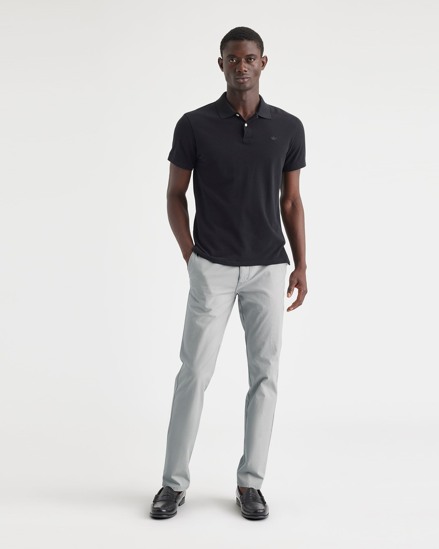 Front view of model wearing High Rise Ultimate Chinos, Slim Fit.