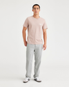 Front view of model wearing High Rise Ultimate Chinos, Straight Fit.
