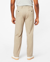 Back view of model wearing Khaki Comfort Khakis, Relaxed Fit.
