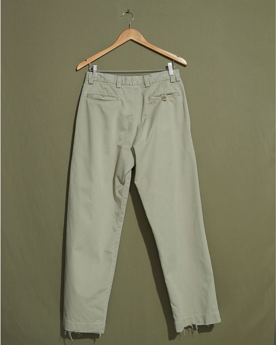 Back view of model wearing Khaki K-1 Classic Chino - 29 x 30.