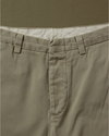 View of model wearing Khaki K1 Flat Front Pants, Relaxed Fit - 30x31.